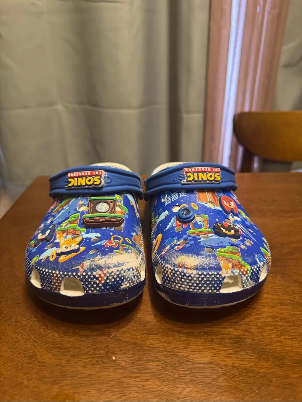 Sonic the Hedgehog Kids Blue Crocs